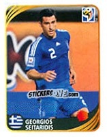 Cromo Georgios Seitaridis - FIFA World Cup 2010 South Africa. Mini sticker-set - Panini