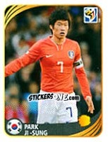 Cromo Park Ji-Sung - FIFA World Cup 2010 South Africa. Mini sticker-set n. 44 - Panini