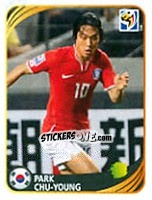 Sticker Park Chu-Young - FIFA World Cup 2010 South Africa. Mini sticker-set n. 47 - Panini