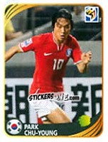 Figurina Park Chu-Young - FIFA World Cup 2010 South Africa. Mini sticker-set - Panini