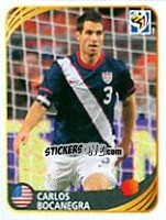 Sticker Carlos Bocanegra - FIFA World Cup 2010 South Africa. Mini sticker-set - Panini