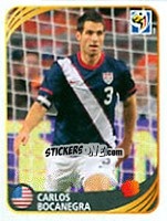 Cromo Carlos Bocanegra - FIFA World Cup 2010 South Africa. Mini sticker-set - Panini