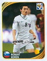 Sticker Robert Koren - FIFA World Cup 2010 South Africa. Mini sticker-set - Panini