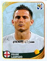 Figurina Frank Lampard - FIFA World Cup 2010 South Africa. Mini sticker-set - Panini