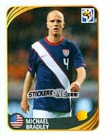 Figurina Michael Bradley - FIFA World Cup 2010 South Africa. Mini sticker-set - Panini