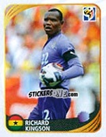 Sticker Richard Kingson - FIFA World Cup 2010 South Africa. Mini sticker-set n. 82 - Panini