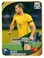 Sticker Scott Chipperfield - FIFA World Cup 2010 South Africa. Mini sticker-set - Panini