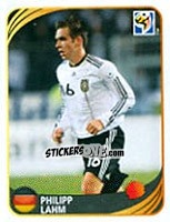 Sticker Philipp Lahm - FIFA World Cup 2010 South Africa. Mini sticker-set n. 87 - Panini