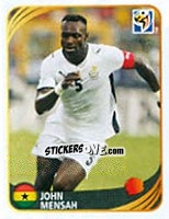Sticker John Mensah - FIFA World Cup 2010 South Africa. Mini sticker-set n. 88 - Panini
