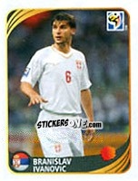 Sticker Branislav Ivanovic - FIFA World Cup 2010 South Africa. Mini sticker-set n. 89 - Panini