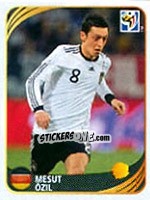 Cromo Mesut Özil - FIFA World Cup 2010 South Africa. Mini sticker-set - Panini