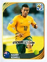 Sticker Harry Kewell - FIFA World Cup 2010 South Africa. Mini sticker-set - Panini