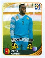 Cromo Idriss Kameni - FIFA World Cup 2010 South Africa. Mini sticker-set - Panini