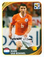 Cromo Mark Van Bommel - FIFA World Cup 2010 South Africa. Mini sticker-set - Panini