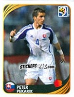 Figurina Peter Pekarik - FIFA World Cup 2010 South Africa. Mini sticker-set - Panini