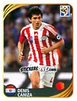 Cromo Denis Caniza - FIFA World Cup 2010 South Africa. Mini sticker-set - Panini