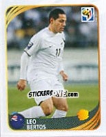 Sticker Leo Bertos - FIFA World Cup 2010 South Africa. Mini sticker-set - Panini