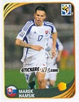 Cromo Marek Hamsik - FIFA World Cup 2010 South Africa. Mini sticker-set - Panini