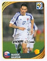 Cromo Marek Hamsik - FIFA World Cup 2010 South Africa. Mini sticker-set n. 145 - Panini