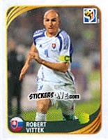 Sticker Robert Vittek - FIFA World Cup 2010 South Africa. Mini sticker-set - Panini