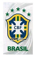 Sticker Team Emblem - FIFA World Cup 2010 South Africa. Mini sticker-set n. 153 - Panini
