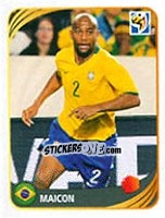 Figurina Maicon - FIFA World Cup 2010 South Africa. Mini sticker-set - Panini