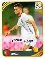 Sticker Simão - FIFA World Cup 2010 South Africa. Mini sticker-set - Panini