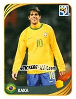 Cromo Kaka - FIFA World Cup 2010 South Africa. Mini sticker-set - Panini