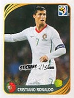 Sticker Cristiano Ronaldo - FIFA World Cup 2010 South Africa. Mini sticker-set n. 174 - Panini