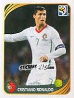 Figurina Cristiano Ronaldo - FIFA World Cup 2010 South Africa. Mini sticker-set - Panini