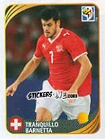 Sticker Tranquillo Barnetta - FIFA World Cup 2010 South Africa. Mini sticker-set - Panini