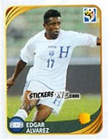 Figurina Edgar Alvarez - FIFA World Cup 2010 South Africa. Mini sticker-set - Panini