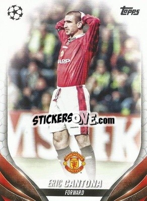 Sticker Eric Cantona - UEFA Club Competitions 2023-2024
 n. 43sp - Topps