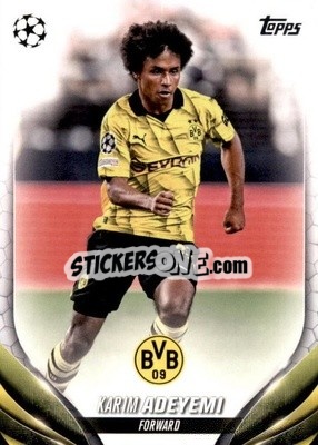 Sticker Karim Adeyemi - UEFA Club Competitions 2023-2024
 n. 73 - Topps