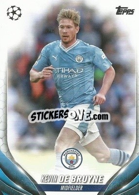 Sticker Kevin De Bruyne - UEFA Club Competitions 2023-2024
 n. 85 - Topps