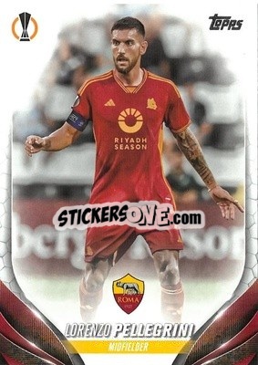 Sticker Lorenzo Pellegrini - UEFA Club Competitions 2023-2024
 n. 86 - Topps