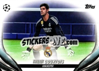 Sticker Thibaut Courtois - UEFA Club Competitions 2023-2024
 n. 100 - Topps