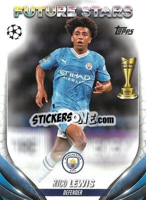 Sticker Rico Lewis - UEFA Club Competitions 2023-2024
 n. 105 - Topps