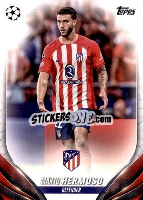 Sticker Mario Hermoso - UEFA Club Competitions 2023-2024
 n. 106 - Topps