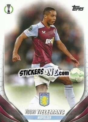Sticker Youri Tielemans - UEFA Club Competitions 2023-2024
 n. 108 - Topps