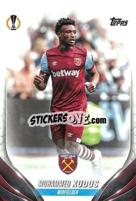 Sticker Mohammed Kudus - UEFA Club Competitions 2023-2024
 n. 110 - Topps