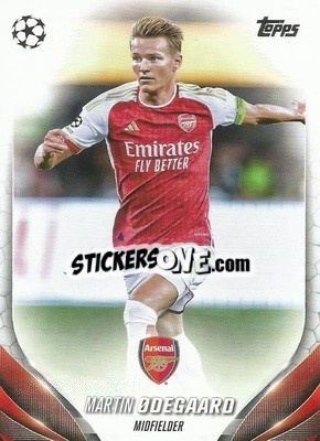 Sticker Martin Ødegaard - UEFA Club Competitions 2023-2024
 n. 111 - Topps