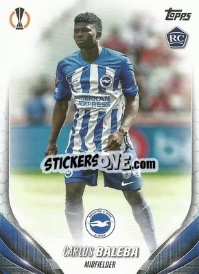 Sticker Carlos Baleba - UEFA Club Competitions 2023-2024
 n. 113 - Topps