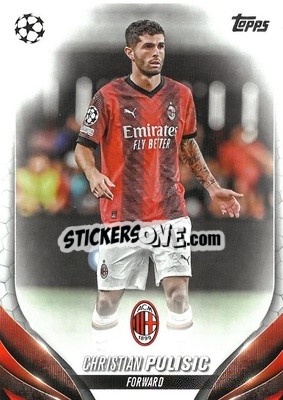 Sticker Christian Pulisic - UEFA Club Competitions 2023-2024
 n. 114 - Topps
