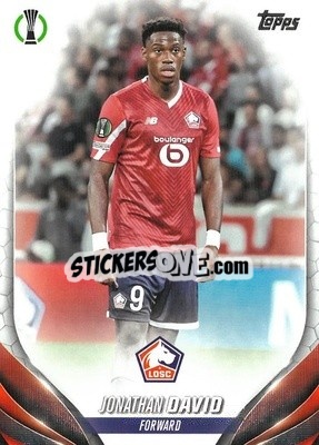 Sticker Jonathan David - UEFA Club Competitions 2023-2024
 n. 117 - Topps