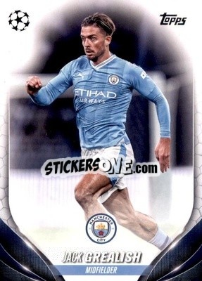 Sticker Jack Grealish - UEFA Club Competitions 2023-2024
 n. 124 - Topps