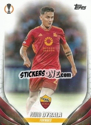 Sticker Paulo Dybala - UEFA Club Competitions 2023-2024
 n. 128 - Topps