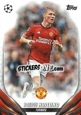Sticker Rasmus Højlund - UEFA Club Competitions 2023-2024
 n. 131 - Topps