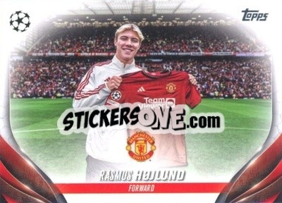 Sticker Rasmus Højlund - UEFA Club Competitions 2023-2024
 n. 131sp - Topps