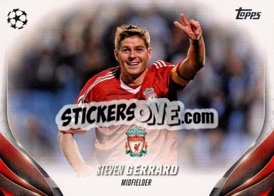 Sticker Steven Gerrard - UEFA Club Competitions 2023-2024
 n. 177sp - Topps